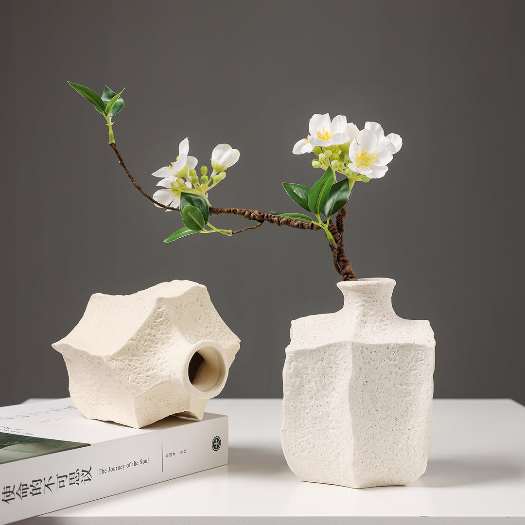 Artistic Textured Ceramic Vase