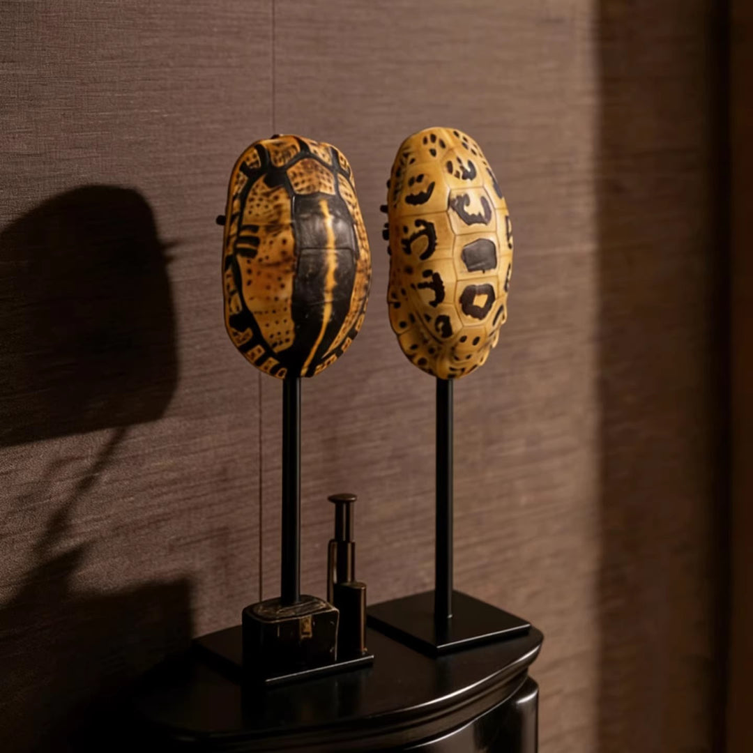 Unique Decorative Turtle Shell Sculpture