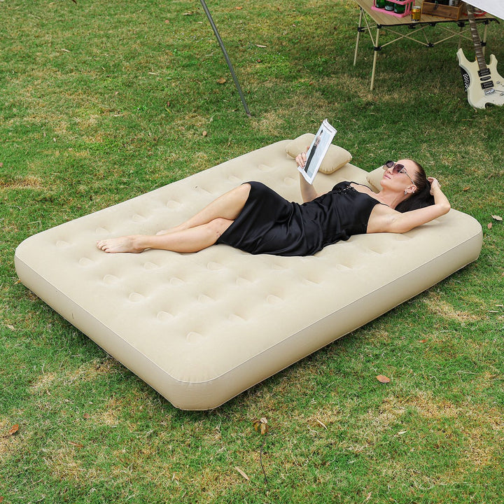 Women Inflatable Mattress with Automatic Pump Bowlift