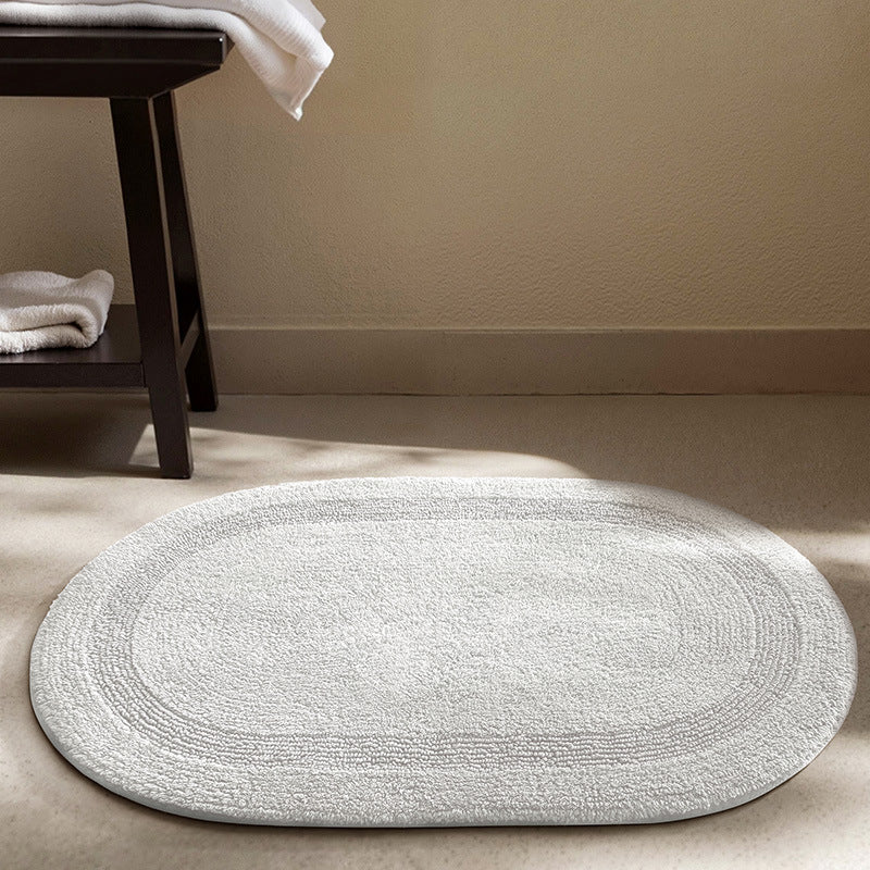Soft Textured Round Bath Mat Bowlift