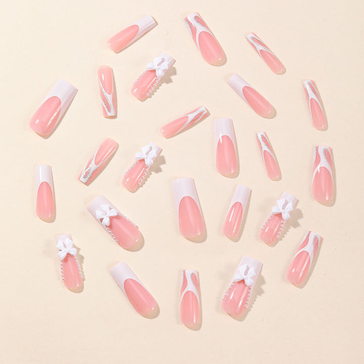 Long Elegant Nail Art Bowlift
