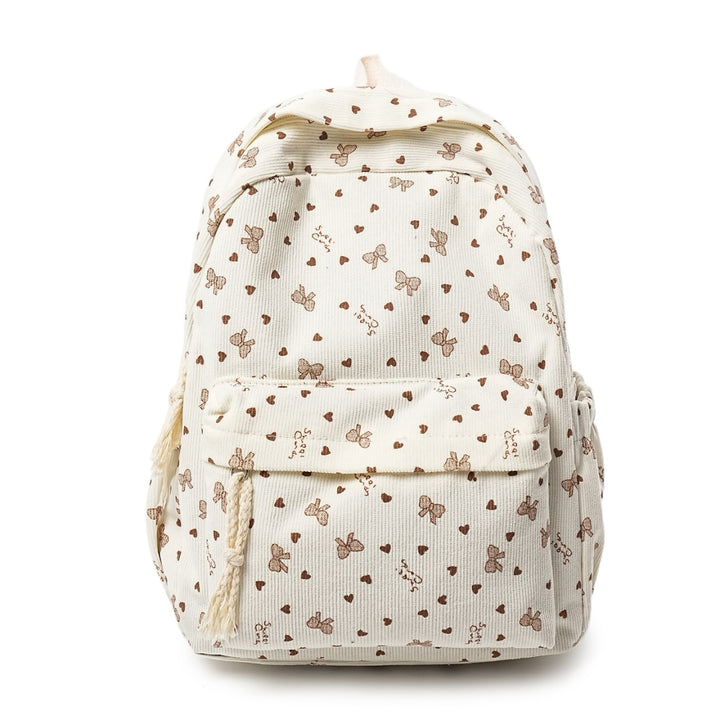 Textured Corduroy Everyday Backpack Bowlift