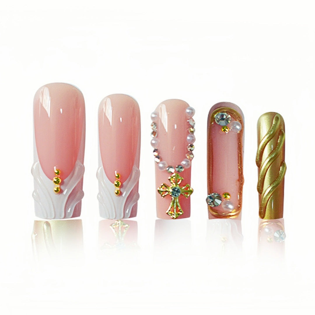 Ornate Press-On Nail Extensions Bowlift