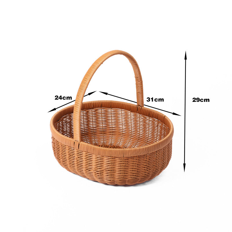 Artisan Woven Utility Basket Bowlift