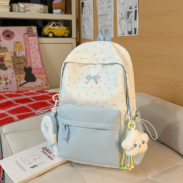 Cute Star-Embellished Backpack Bowlift