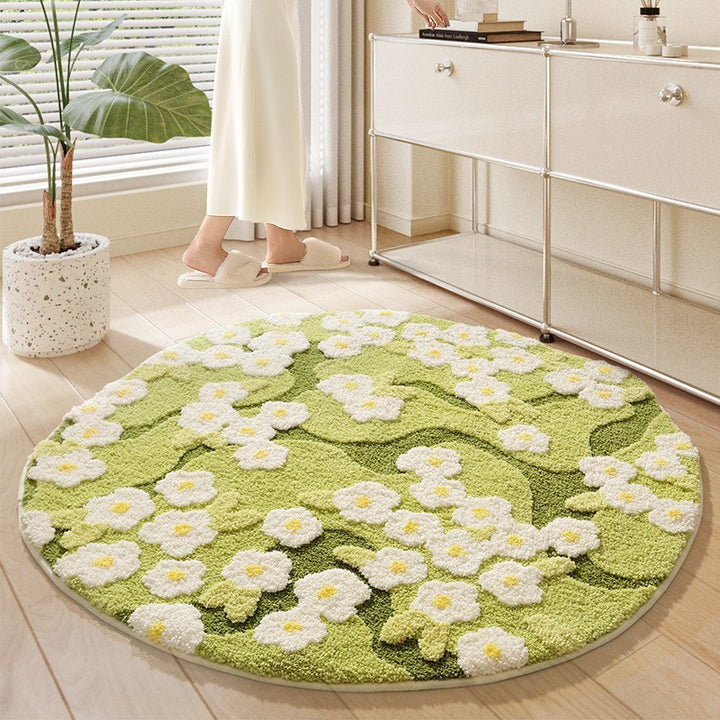 Botanical Leaf Bath Mat Bowlift