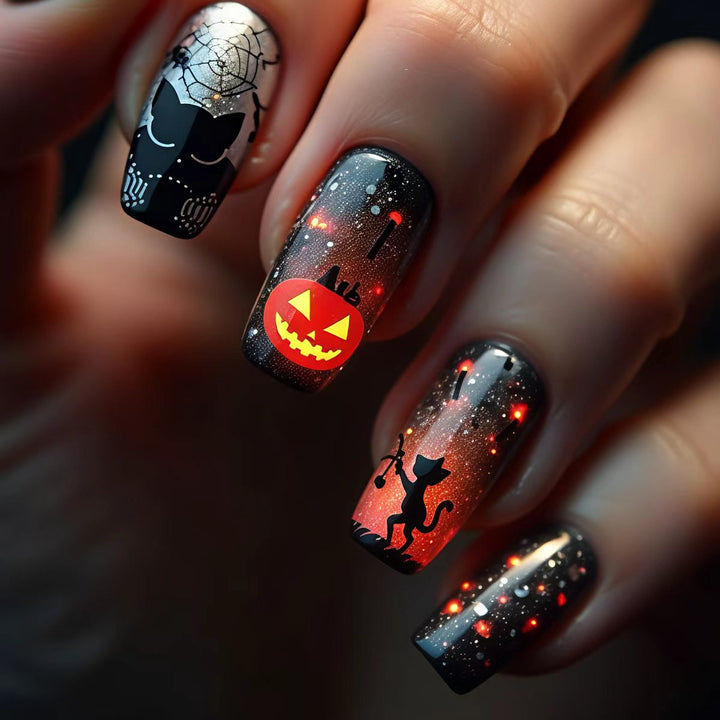Creative Halloween Art Nails Bowlift