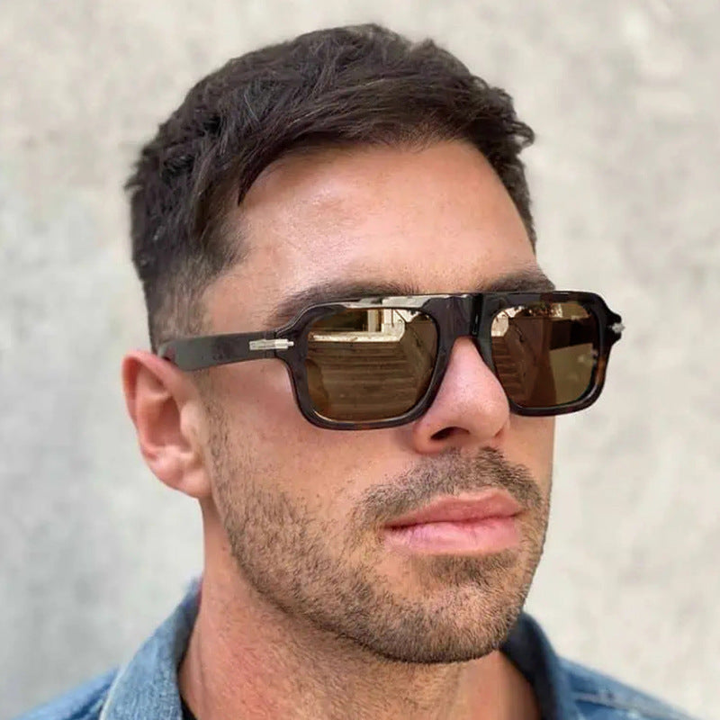 Women Designer Sunglasses with Modern Square Frame and Polarized Lenses Bowlift