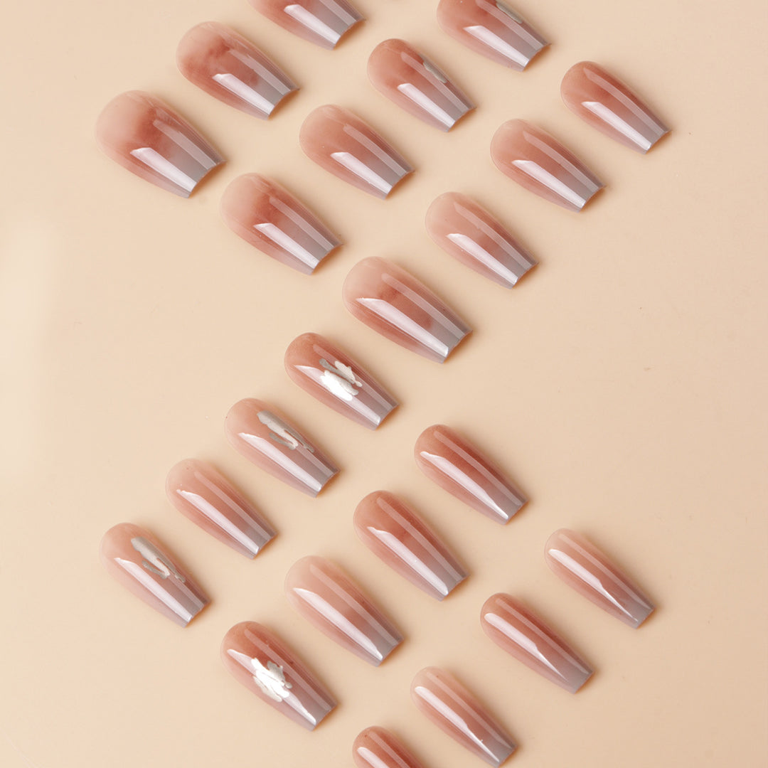 Elegant Glossy Press-On Nail Tips Bowlift