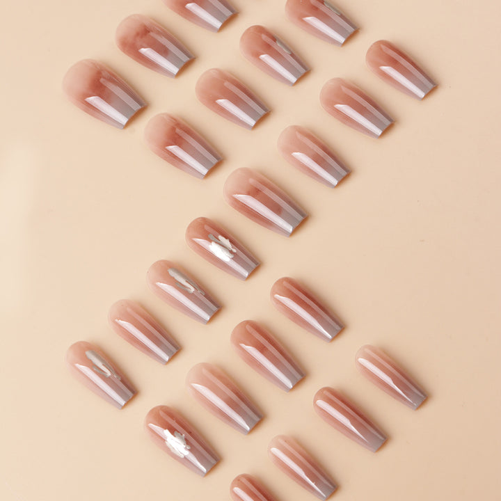 Elegant Glossy Press-On Nail Tips Bowlift