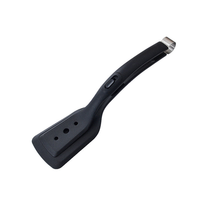 Ergonomic silicone spatula with stainless steel accents Bowlift