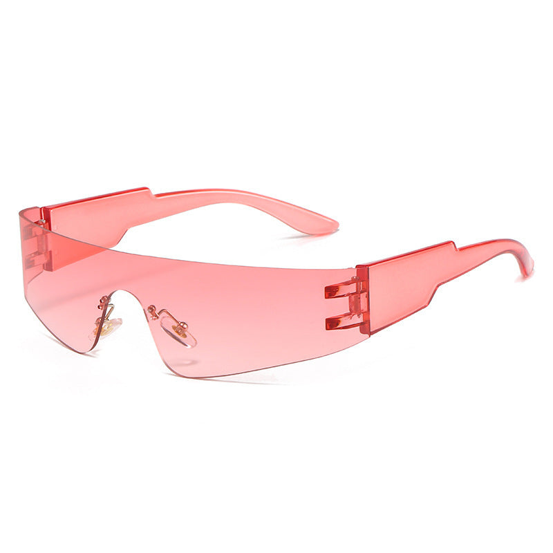 Oversized Protective Shield Sunglasses Bowlift