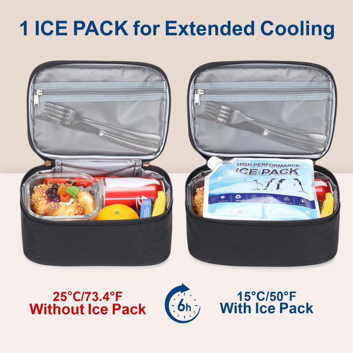 Women's cooler bag with integrated cooling pack Bowlift