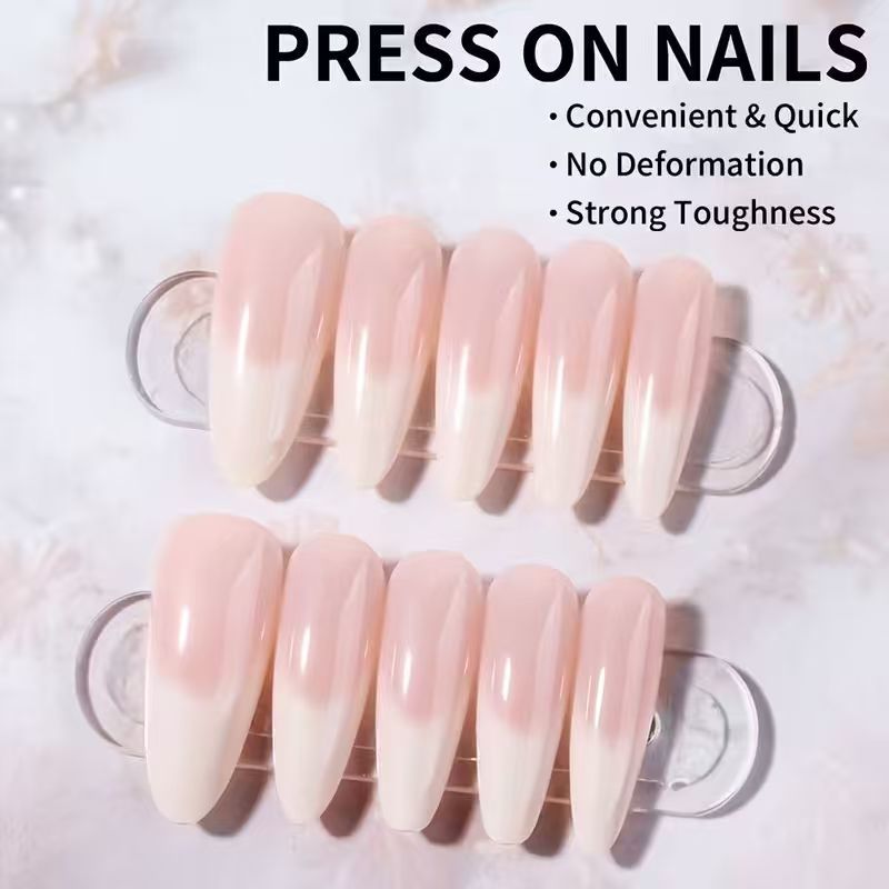 Elegant Press-On Nails Bowlift