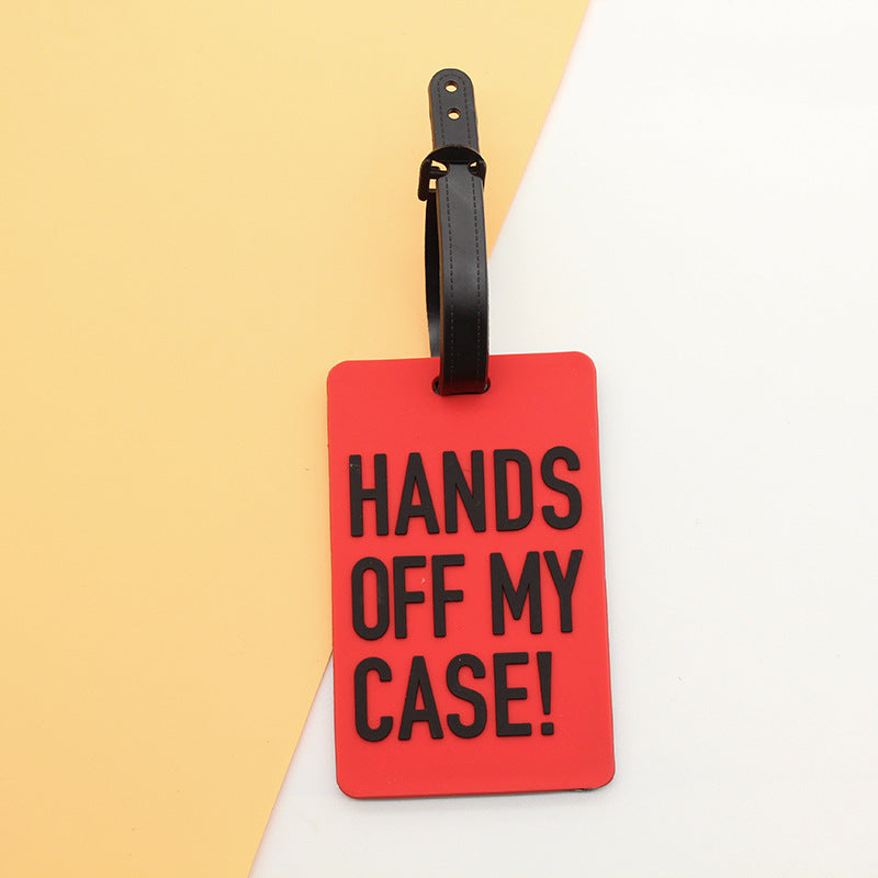 Unisex Luggage Tag with Smart Safety Message Bowlift