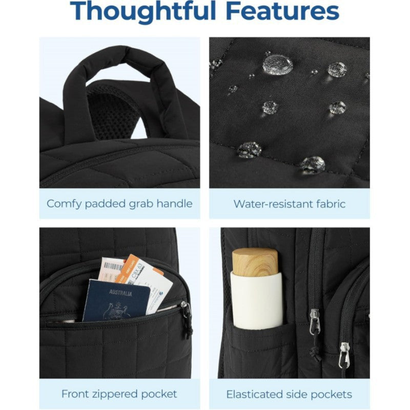 Padded everyday backpack with multiple compartments Bowlift