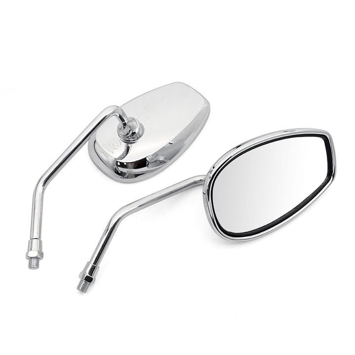 Motorcycle rearview mirror with adjustable arm and high-reflective surface Bowlift