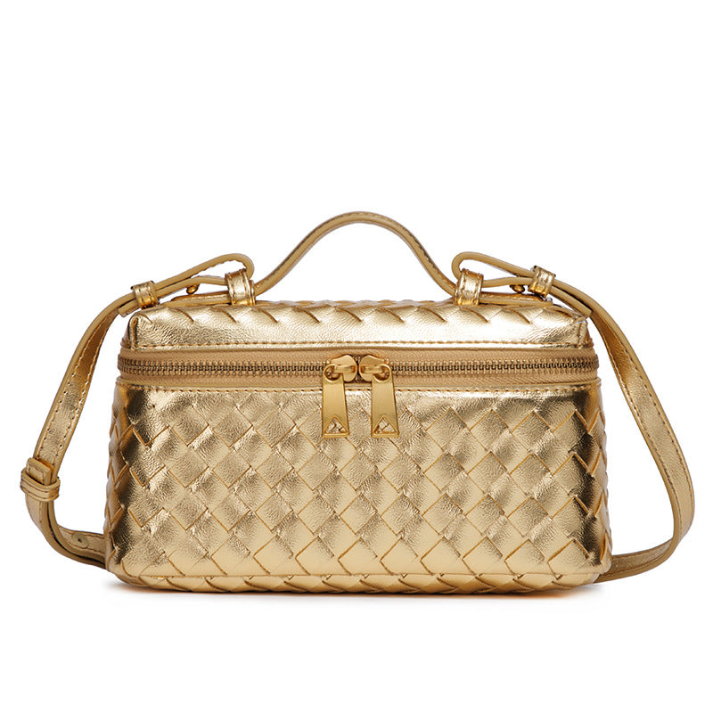 Luxury Woven Crossbody Handbag Bowlift