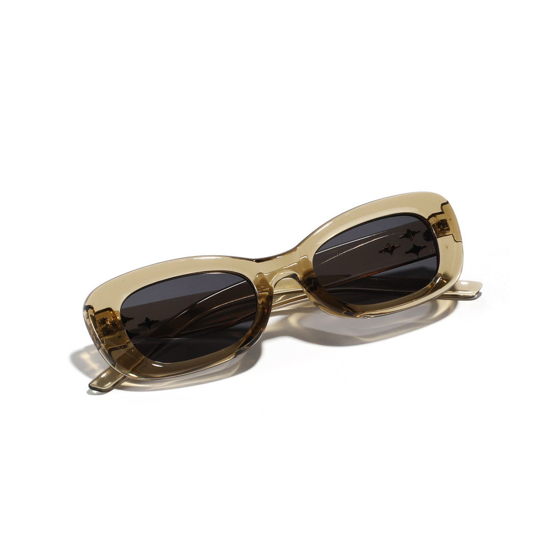 Ladies fashionable sunglasses in exciting leopard print Bowlift