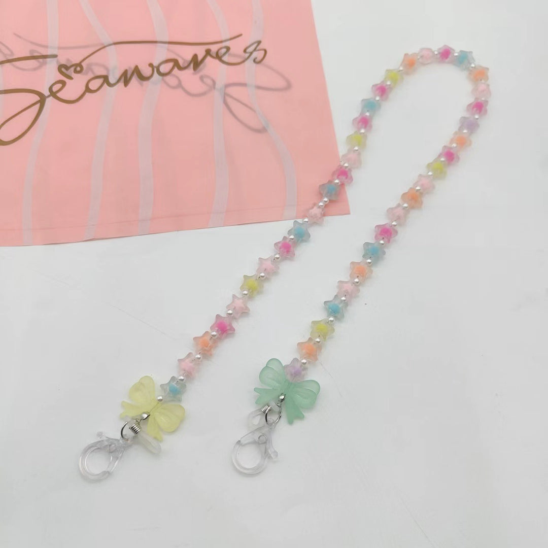 Trendy Glasses Chain with Star Design Bowlift