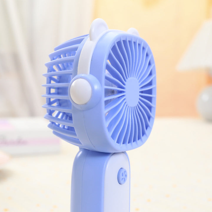 Ladies Portable Hand Fan with Cute Design Bowlift