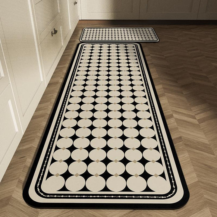 Geometric Patterned Kitchen Runner Mat