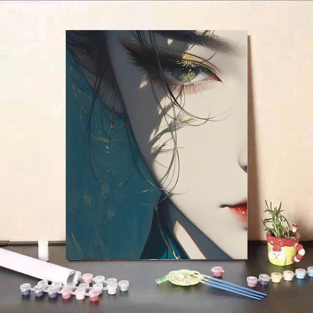 Artistic Portrait Canvas Artwork Bowlift