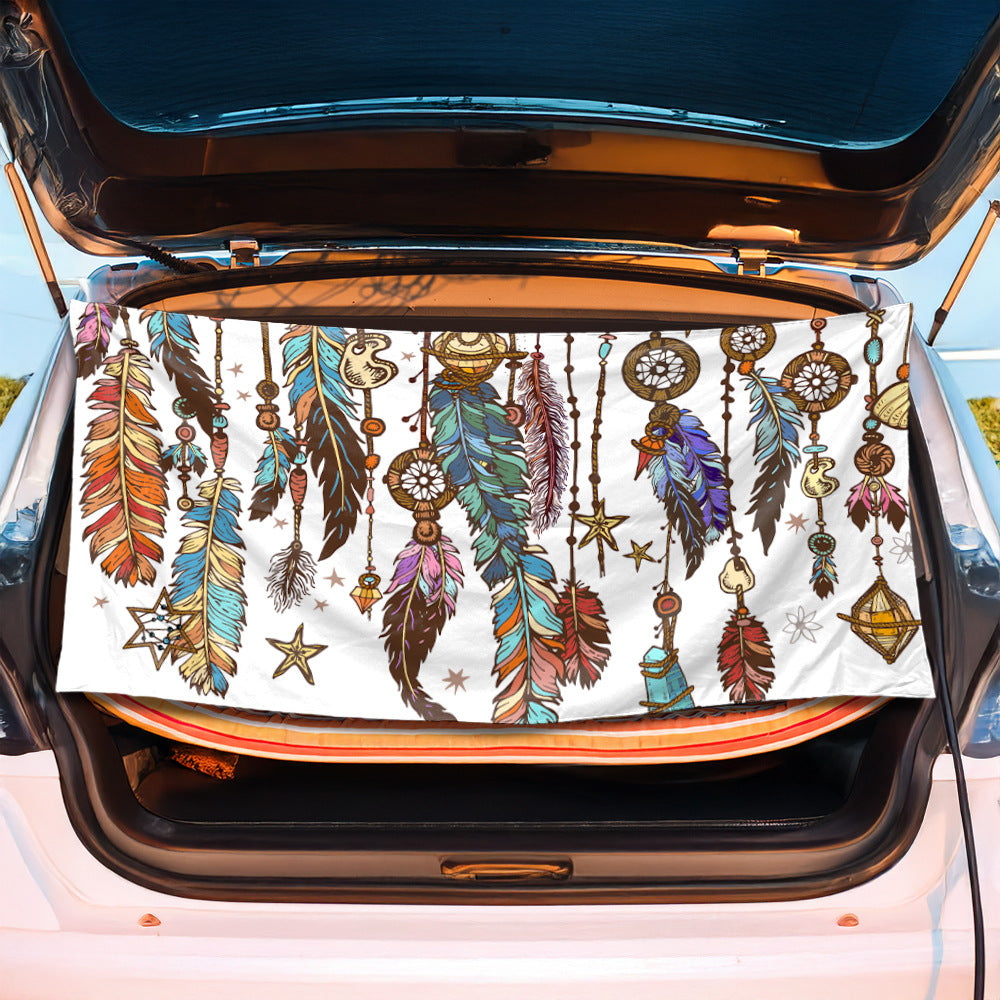 Trunk mat with creative flamingo design Bowlift