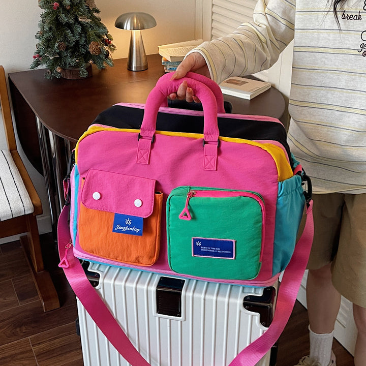 Multi-Compartment Travel Overnight Bag