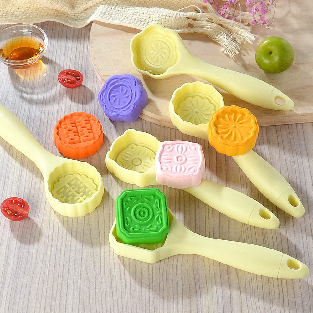 Silicone Cookie Stamp Set with Various Patterns Bowlift
