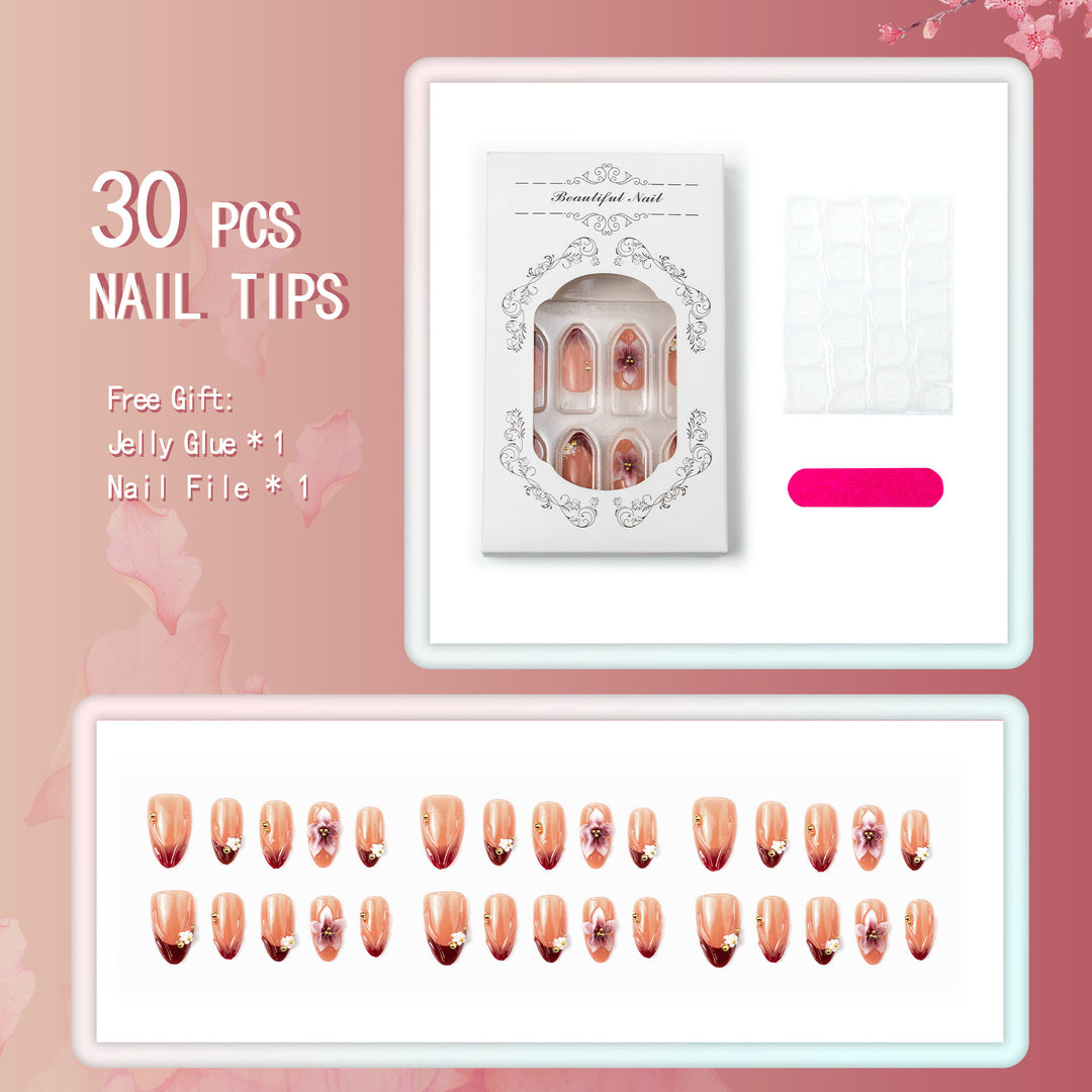 Artistic 3D Nail Tips Bowlift