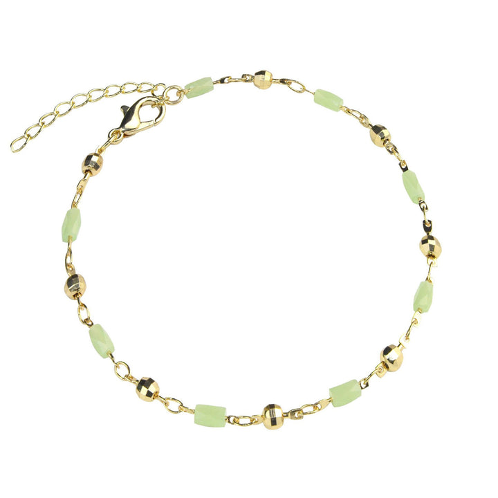 Beaded Charm Anklet Bowlift