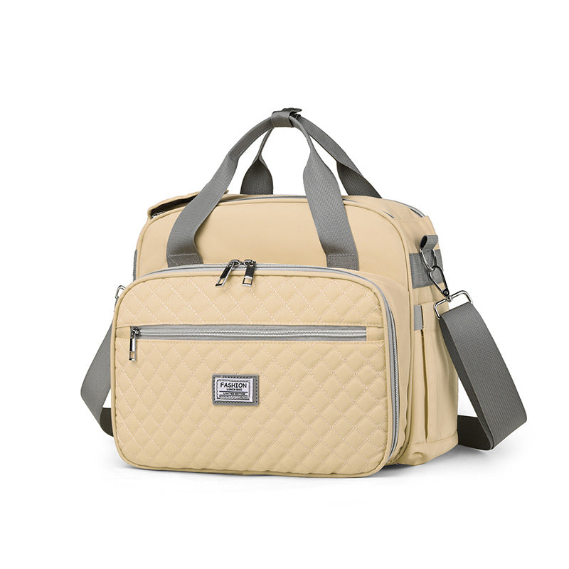 Quilted Travel Duffel Bag Bowlift