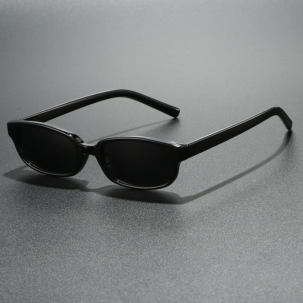 Retro-Inspired Rectangle Frame Sunglasses Bowlift