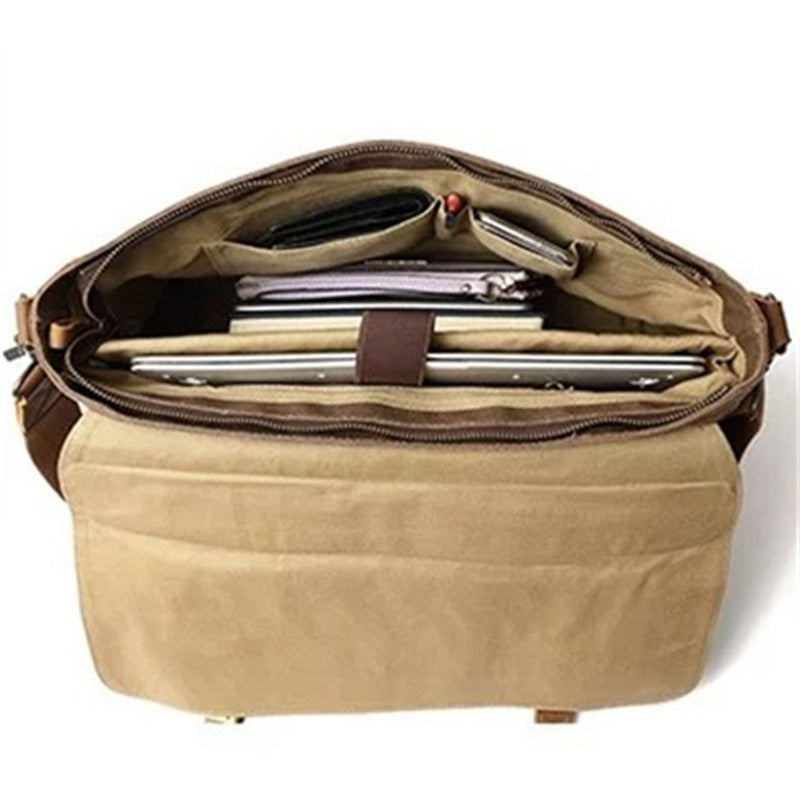 Robust briefcase with vintage design Bowlift