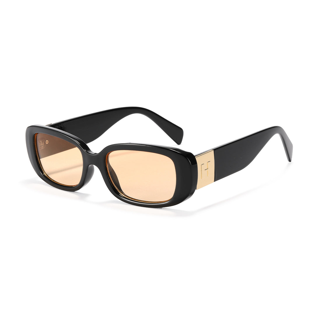 Ladies fashionable sunglasses with ergonomic plastic frame and wide UV protection lenses Bowlift