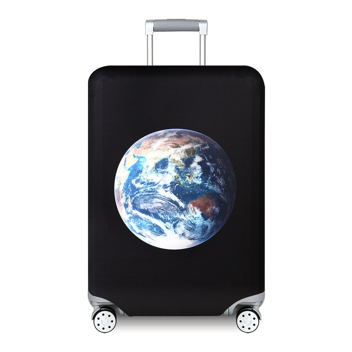 Unisex nan Kids Luggage Cover for Hard Shell Suitcases with Fun Space Design made of Elastic Polyester-Spandex Bowlift