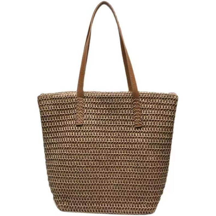 Elegant Bast bag with High-Quality Leather Handles Bowlift
