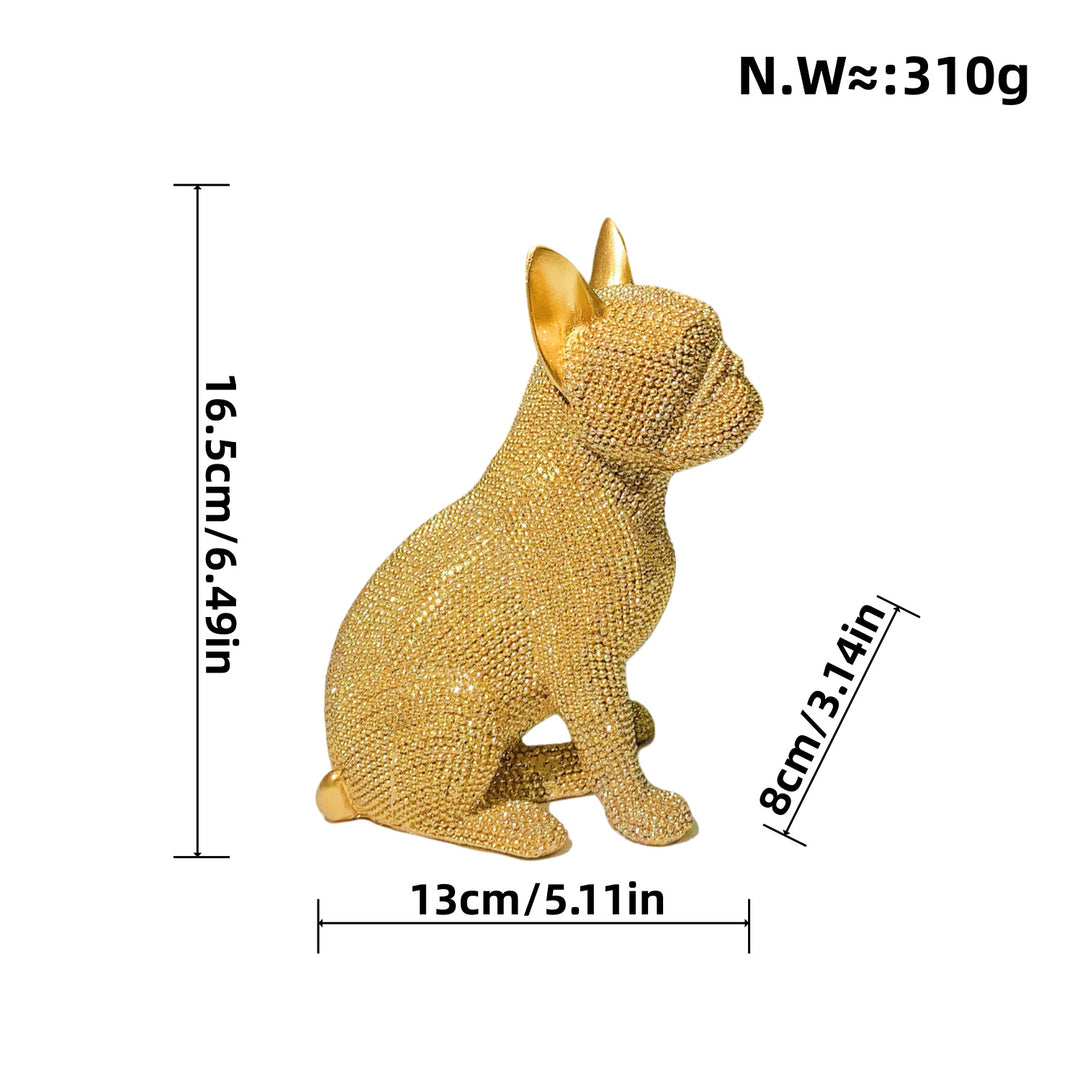 Decorative dog figure in modern design Bowlift