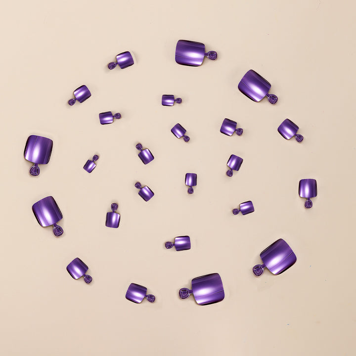 Glossy Gel Toenail Art Extensions Bowlift