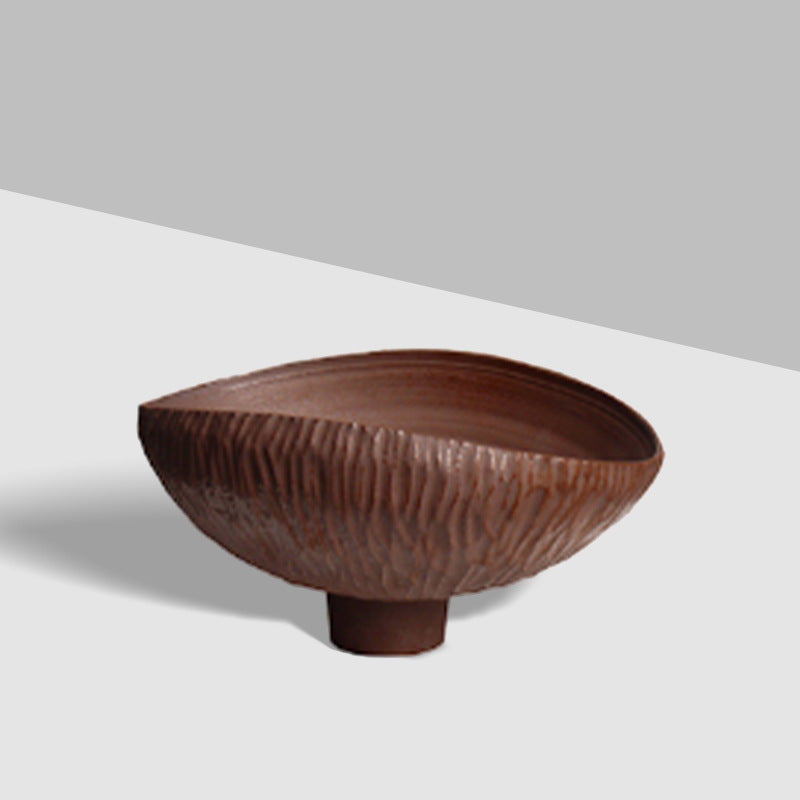 Decorative Textured Serving Bowl