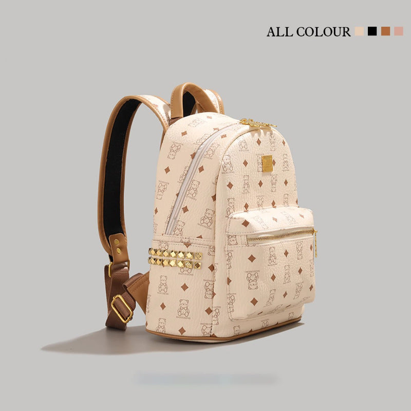 Stylish Character-Printed Backpack Bowlift