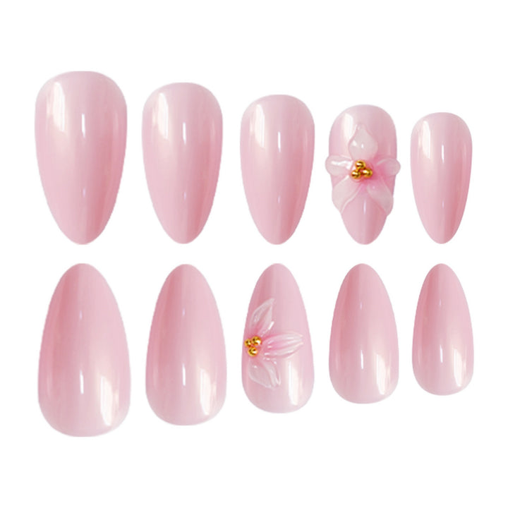 Elegant Floral Nail Art Bowlift