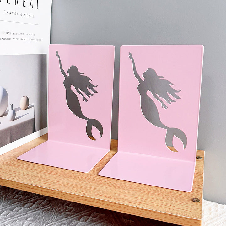 Mermaid-Inspired Decorative Bookends