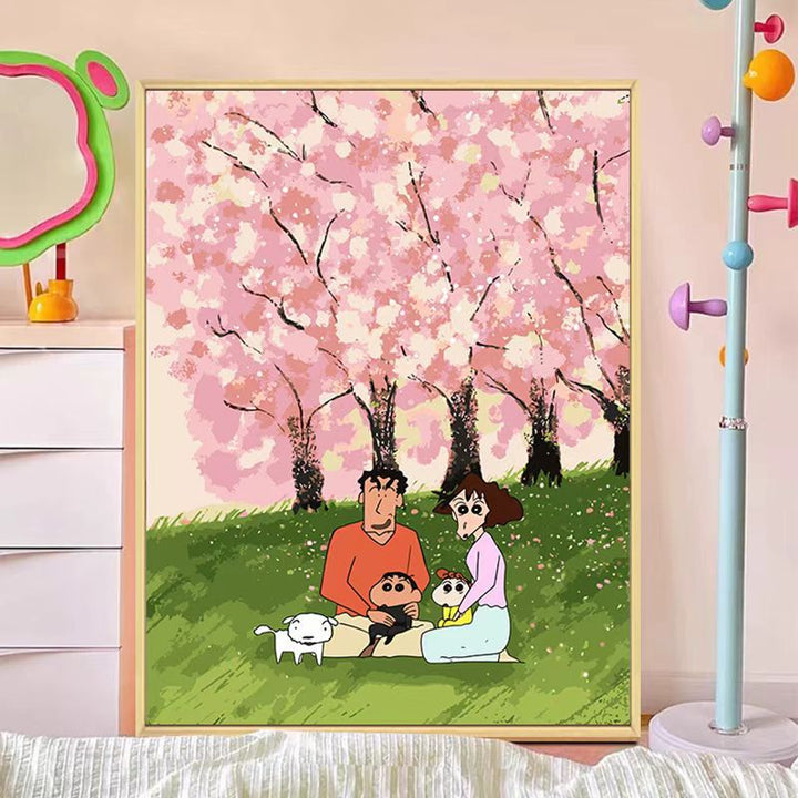 Whimsical Family-Themed Canvas Wall Art Bowlift