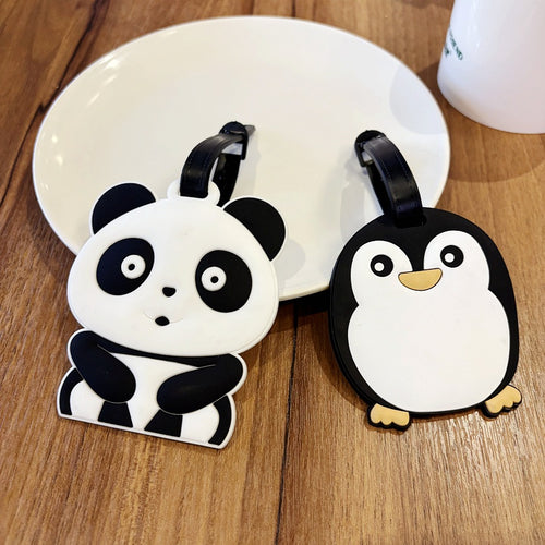 Panda-Themed Travel Luggage Tag Bowlift