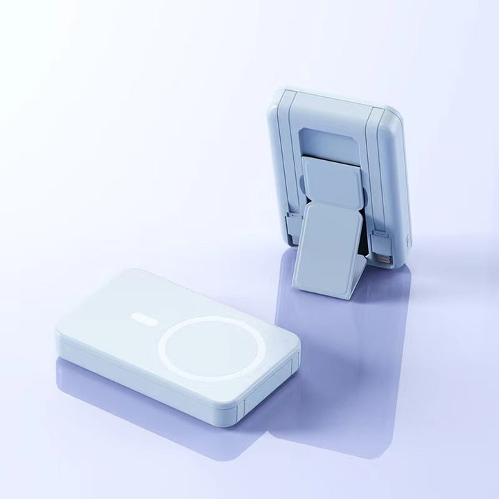 Portable Wireless Charger with Integrated Stand Bowlift