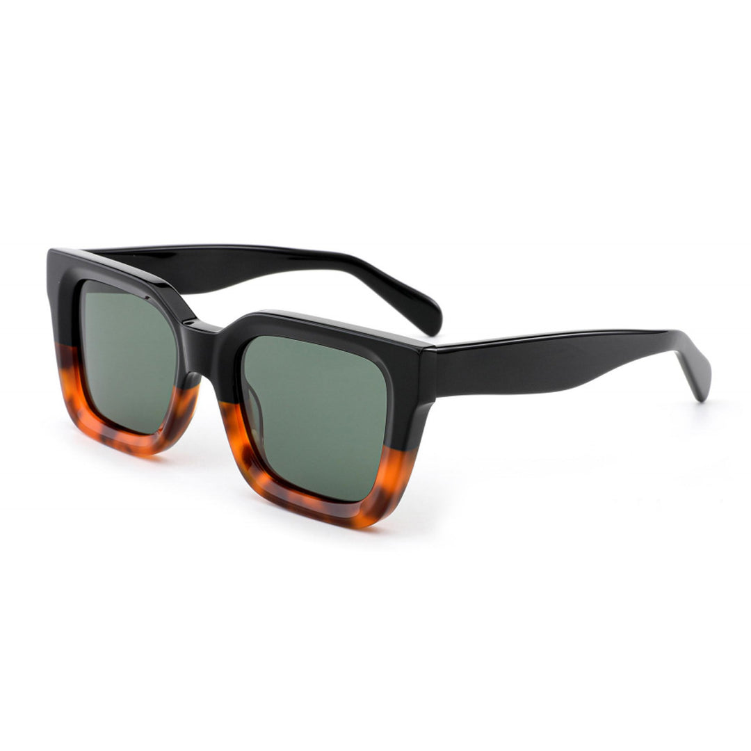 Women stylish square sunglasses with wide frame and UV protection Bowlift