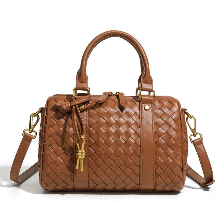 Elegant Braided Handbag Bowlift