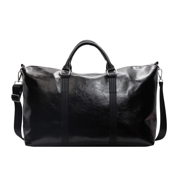 Premium Leather Weekend Duffel Bag Bowlift